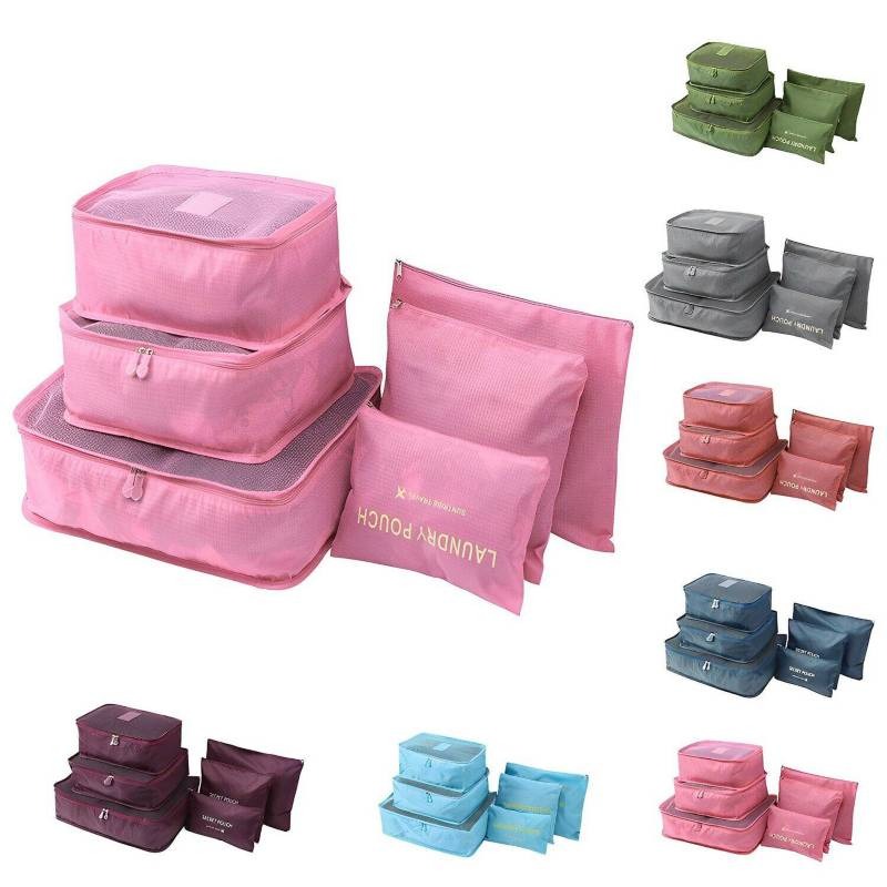 Set Organizador De Viaje De 6 Piezas